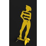  Stalak za odjeću samostojeći Djevojčica - boja žuta | shoptok.hr