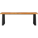  Klupa sa živim rubom 140 cm od masivnog bagremovog drva | shoptok.hr