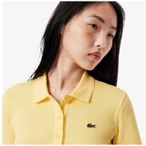 Lacoste Majice & Polo majice RIBBED COLLAR SHIRT Rumena | Shoptok.si