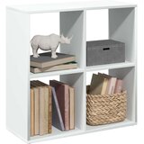 vidaXL Sobna pregrada / regal za knjige bijeli 69,5x29x69,5 cm drveni Cijene
