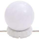  Toaletni Stolik s Ogledalom i LED Osvjetljenjem Crna Orazna Drvo | shoptok.hr