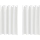  Zavjese za blackout s prstenovima 2 pcs Čista bijela | Eponuda.com
