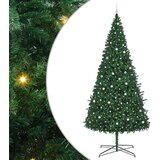 vidaXL Božićno drvce s ukrasnim gudačkim svjetlima Zelena 400 cm PVC | shoptok.hr
