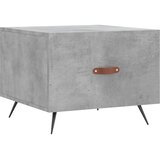  Stolić za kavu siva boja betona 50x50x40 cm konstruirano drvo | shoptok.hr
