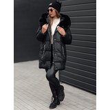 DStreet Kurtka damska zimowa FROSTYFIT pikowana z kapturem czarna | shoptok.hr