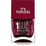 Nails Inc. It’s Topless gel lak za nohte za dolgoobstojen učinek odtenek Scarlett 14 ml Cene