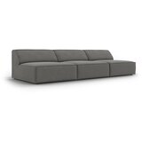 Micadoni Home Siva žametna sedežna garnitura 240 cm Jodie – | Shoptok.si