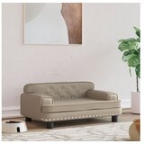 vidaXL Krevet za pse cappuccina 70 x 45 x 30 cm od umjetne kože | shoptok.hr