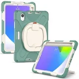 Ovitek za tablico iPad Mini 6 z vrtljivim stojalom Armoured Green, (22025418)