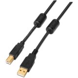 AISENS USB 2.0 visokokakovostni kabel tiskalnika z M-B M-B M-Black 3,0M, (21091192) | Shoptok.si