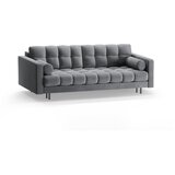 Cosmopolitan Design Svijetlo siva baršunasti sklopiva/s prostorom za odlaganje sofa 222 cm Bali – | shoptok.hr