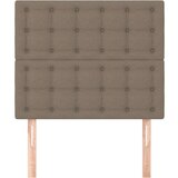  Uzglavlja 2 kom smeđesiva 90x5x78/88 cm od tkanine | shoptok.hr