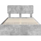  Krevetna konstrukcija s ladicama Betonsko Siva 135 x 190 cm | shoptok.hr