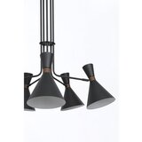 Light & Living mat črna viseča svetilka s kovinskim senčilom ø 86,5 cm hoodies – | Shoptok.si