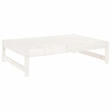  Vrtni tabure bijeli 120 x 80 cm od masivne borovine | Eponuda.ba