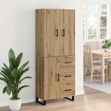  Highboard s ladicama 2 pcs Umjetnički hrast 69,5 x 34 x 180 cm | shoptok.hr
