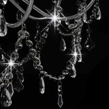  Luster s perlama srebrni 8 žarulja E14 | shoptok.hr