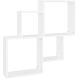  Kockaste zidne police bijele 80x15x78,5 cm konstruirano drvo | Eponuda.ba