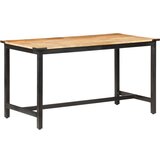 Furnova Jedilna miza 140x70x76 cm trden robusten mangov les, (21946408) Cene