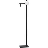 Nova Luce Bijela/crna metalna LED stojeća svjetiljka sa savitljivom konstrukcijom sa staklenim sjenilom (visina 150 cm) Joline – | shoptok.hr