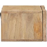  Ručno rađeni noćni ormarić Tamnije smeđi teak 40 x 30 x 20 cm | shoptok.hr