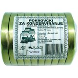  Gospodinjski set pokrovov z navojem (∅ 10 cm, 10 kosov) Cene