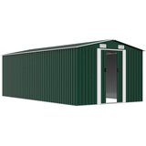  Vrtno spremište 257 x 489 x 181 cm metalno zeleno | shoptok.hr