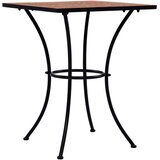 Bistro stolić s mozaikom boja cigle 60 cm keramički | shoptok.hr