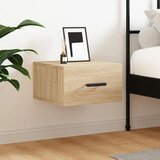 vidaXL Stenska nočna omarica sonoma hrast 35x35x20 cm | Shoptok.si
