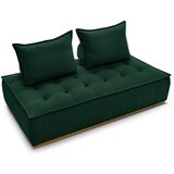 Bobochic Paris Temno zelena sedežna garnitura iz tkanine bouclé 175 cm Elisa – | Shoptok.si