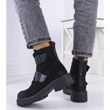 Gemre Black eco-suede ankle boots Leurbost | Shoptok.si