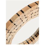 Kave Home Stensko ogledalo z lesenim okvirjem ø 80 cm Eliptic – | Shoptok.si