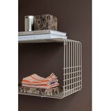 Mette Ditmer Denmark Bež metalna polica s više razina 70 cm Wire – | shoptok.hr