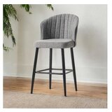 Hanah home set 4 barske stolice rubi grey black u