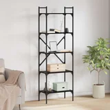 za knjige Crni hrast 56 x 32 x 174 cm Konstruirano drvo