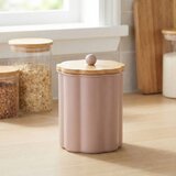 ZELLER Doza 1L / taupe / kovina, les, (5000267797) | Shoptok.si