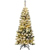 Matirano umetno božično drevo LED 135 cm, (5000065471)
