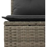  9-dijelni set vrtnih sofa od poliratana s jastucima sivi | shoptok.hr