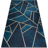 RugsX Preproge ANDRE 1173 pralna preproga mozaik, geometrija prot 120x170 cm Modra | Shoptok.si