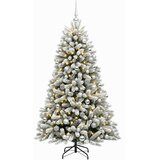  Umjetno božićno drvce s kuglicama 180 cm 300 LED lampica | shoptok.hr