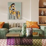 Styler Slika s ručno oslikanim elementima 70x100 cm Penelope – | shoptok.hr