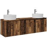  Set ormarića za kupaonicu 3 kom. Staro drvo 49,5 x 44,5 x 65 cm | shoptok.hr
