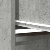 vidaXL Omarica z predalom betonsko siva 55,5x34x119,5cm inženirski les | Shoptok.si