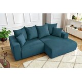 Bobochic Paris Modra žametna kotna sedežna garnitura Enjoy – | Shoptok.si