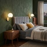  Brilagi - Zidna lampa MALIVA 1xE14/15W/230V zlatna/bela | Eponuda.com