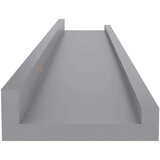 vidaXL Stenske police 4 kosi sive 60x9x3 cm, (20620749) | Shoptok.si