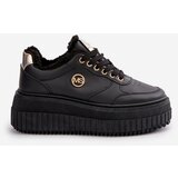 Boto Sneakers Women Sports Shoes Insulated On Massive Sole Black Ardiela | shoptok.hr
