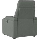 vidaXL Naslanjač iz temno sivega blaga | Shoptok.si