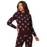 Minueto Puloverji Angel Knit - Burgundy Bordo Cene