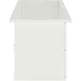  Vrtna posuda za sadnju s LED svjetlom Bijela 40 x 100 x 40 cm | shoptok.hr